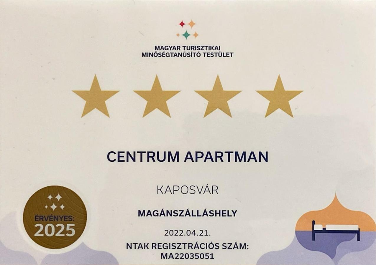 Centrum Apartman Kaposvar Exterior photo